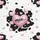 Black Cowhide Pink Hearts 'Moo...' Farmhouse Decor Gift for Cow Lover Spare Tire Cover - 6