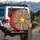 Multi-Pointed Star Burst Radial Explosion - Dynamic Vehicle Decor Spare Tire Cover - 3