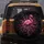 Pink Fuchsia Flamingo Black Glitter Confetti - Glamorous Wildlife Lover Auto Decor Spare Tire Cover - 5