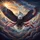 Bald Eagle American Flag Mountain Dynamic Sky Patriotic Outdoor Adventure Decor Spare Tire Cover - 6