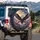 Bald Eagle American Flag Mountain Dynamic Sky Patriotic Outdoor Adventure Decor Spare Tire Cover - 3