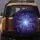 Luminous Blue Purple Butterflies Cosmic Nebula Glowing Stars - Home Decor Gift Spare Tire Cover - 5