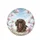 Dachshund Dog Magnolia Tree Flowers - Dog Lover Home Decor Gift Spare Tire Cover - 4