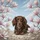 Dachshund Dog Magnolia Tree Flowers - Dog Lover Home Decor Gift Spare Tire Cover - 6