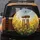 Rustic Wooden Wind Chime Rapeseed Flowers Lush Sunny Field - Outdoor Living Decor Gift Spare Tire Cover - 5