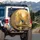 Serene Village Golden Hour Birch Tree House Pond - Home Decor Gift Spare Tire Cover - 3