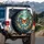 Monarch Butterflies Deep Forest Night Scene Glistening Orbs - Wildlife Lover Gift Spare Tire Cover - 3
