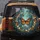 Monarch Butterflies Deep Forest Night Scene Glistening Orbs - Wildlife Lover Gift Spare Tire Cover - 5