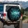 LOVE Shattered Ice Frozen Lightning Crackle Glaze - Vehicle Decor Gift Spare Tire Cover - 3