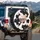 Cowhide Pink Hearts Moo - Farmhouse Decor Gift for Cow Lover Spare Tire Cover - 3
