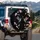 Iridescent Hummingbird Pink Cherry Blossom Floral - Wildlife Lover Gift Spare Tire Cover - 3
