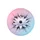 Crystal Lotus Flower Holographic Iridescent Pink Blue Gradient - Home Decor Gift Spare Tire Cover - 4