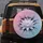Crystal Lotus Flower Holographic Iridescent Pink Blue Gradient - Home Decor Gift Spare Tire Cover - 5