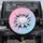 Crystal Lotus Flower Holographic Iridescent Pink Blue Gradient - Home Decor Gift Spare Tire Cover - 1