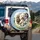Poodle Dog Group Driving Outdoor Journey - Travel Essentials Gift for Pet Owners Spare Tire Cover - 3