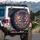Fire Dragon American Flag Independence Day Gift for Veterans Spare Tire Cover - 3