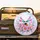 Iridescent Dragonflies Pink Daisy Flowers Butterflies Green Leaves - Home Decor Gift Spare Tire Cover - 2