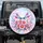 Iridescent Dragonflies Pink Daisy Flowers Butterflies Green Leaves - Home Decor Gift Spare Tire Cover - 1
