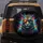 Tiger Hooded Sweatshirt Sunglasses Neon Streaks - Urban Style Wildlife Lover Gift Spare Tire Cover - 5