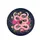 Pink Snake Fuchsia Roses Wildflowers Golden Moon - Mystical Decor for Snake Lovers Spare Tire Cover - 4