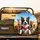 Diverse Dogs Border Collie Golden Wheat Field - Dog Lover Gift Spare Tire Cover - 2