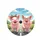 Smiling Pink Pigs Leopard Bow Glasses Road - Road Trip Travel Accessory Spare Tire Cover - 4