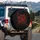 Lush Vibrant Red Roses Bouquet Petals Dew Drops - Nature Lover Home Decor Gift Spare Tire Cover - 3