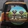 Miniature Schnauzer Family Driving Car - Dog Lover Road Trip Gift for Pet Owners Spare Tire Cover - 5