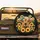 Highland Cow Teal Leopard Bow Sunflowers - Outdoor Adventure Cow Lover Gift Spare Tire Cover - 2
