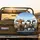 Funny Surprised Driving Cows Rural Landscape - Farmhouse Decor Cow Lover Gift Spare Tire Cover - 2