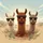Three Alpacas Dark Sunglasses - Wildlife Lover Gift for Alpaca Lover Spare Tire Cover - 6