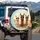 Three Alpacas Dark Sunglasses - Wildlife Lover Gift for Alpaca Lover Spare Tire Cover - 3