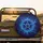Glowing Electric Pentagram Runic Script - Mystical Dark Fantasy Car Decor Spare Tire Cover - 2