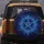 Glowing Electric Pentagram Runic Script - Mystical Dark Fantasy Car Decor Spare Tire Cover - 5