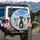 Majestic Five Great Dane Dogs Blue Sky Clouds - Dog Lover Gift Spare Tire Cover - 3