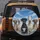 Majestic Five Great Dane Dogs Blue Sky Clouds - Dog Lover Gift Spare Tire Cover - 5