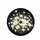 Swaying White Daisies Meadow Black Background - Everyday Floral Decor Gift Spare Tire Cover - 4