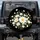 Swaying White Daisies Meadow Black Background - Everyday Floral Decor Gift Spare Tire Cover - 1
