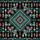 Ornate Concentric Diamond Shapes Tribal Feathers - Southwestern Decor Gift Spare Tire Cover - 6