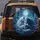 Glowing Fantasy Forest Wolves Jungle Flora Full Moon Night - Wildlife Home Decor Gift Spare Tire Cover - 5