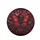 Scarlet Butterfly Deep Red Roses Ornate Hearts - Gothic Romantic Decor Gift Spare Tire Cover - 4