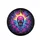 Screaming Skull Glowing Eyes Jagged Teeth Neon Energy Burst - Road Trip Accessory Gift Spare Tire Cover - 4
