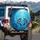 Atlantic Bottlenose Dolphins Sparkling Ocean Water - Wildlife Lover Gift Spare Tire Cover - 3