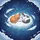 Orange Tabby Tuxedo White Cats Cloud Stars Night Sky - Cat Lover Home Decor Gift Spare Tire Cover - 6