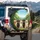 Smiling Golden Labrador Rottweiler Dogs Natural Landscape Forest - Dog Lover Gift Spare Tire Cover - 3