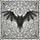 Winged Bat Stained Glass Floral Mosaic - Gothic Home Decor Gift for Bat Lovers Spare Tire Cover - 6