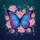 Butterfly Lotus Bloom Flowers - Outdoor Decor Gift for Garden Lover Spare Tire Cover - 6