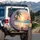 Tropical Beach Sunset Palm Trees Hibiscus Ocean - Home Decor Gift Spare Tire Cover - 3