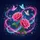 Pink Roses Iridescent Butterflies Glowing Waves Starlight - Home Decor Gift Spare Tire Cover - 7
