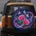Pink Roses Iridescent Butterflies Glowing Waves Starlight - Home Decor Gift Spare Tire Cover - 6